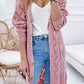 Full Size V-Neck Long Sleeve Cardigan