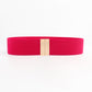 Women's Alloy Buckle Elastic Belt