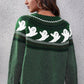 Full Size Ghost Pattern Round Neck Long Sleeve Sweater