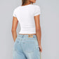 Square Neck Short Sleeve Tee