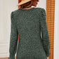 Square Neck Flounce Sleeve T-Shirt