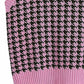 Houndstooth V-Neck Sweater Vest