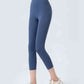 Full Size Wide Waistband Cropped Sports Leggings