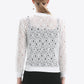 Women's Openwork Zip Up Jacket