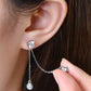 2.6 Carat Moissanite 925 Sterling Silver Earrings