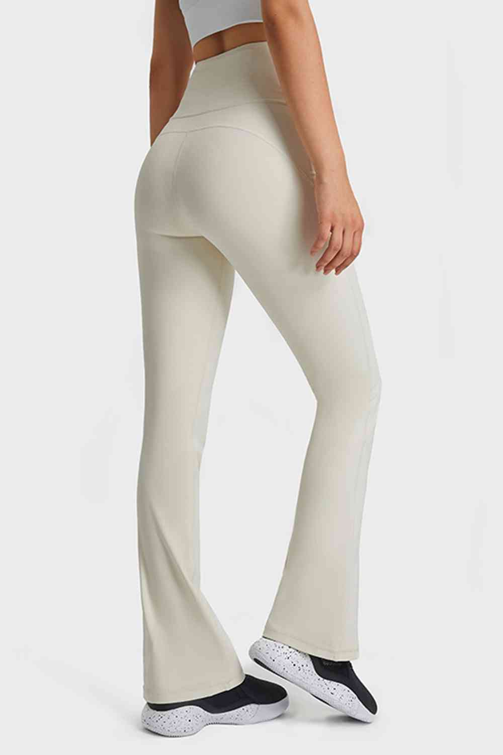 ChicBea Elastic Waist Flare Yoga Pants