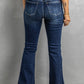 Mcklynn Button Fly Distressed Bootcut Jeans