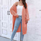 Open Front Longline Cardigan with Pockets