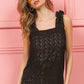 BiBi Eyelet Ruffle Wide Strap Tank - Brand BiBi