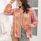 Women's Jasira Plus Size Tie Neck Tassel Printed Blouse
