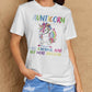 Simply Love Full Size AUNTICORN LIKE A NORMAL AUNT BUT MORE AWESOME Graphic Cotton Tee