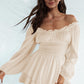 Alora Annie Off Shoulder Smocked Waist Romper