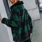 Kinsley Natalie Plaid Zip-Up Collared Jacket