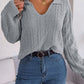 TrendiStyles Johnny Collar Drop Shoulder Sweater 🦋