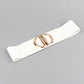 Women's D Buckle Elastic Belt