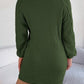 Cable-Knit Round Neck Sweater Dress