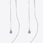 Moissanite 925 Sterling Silver Threader Earrings