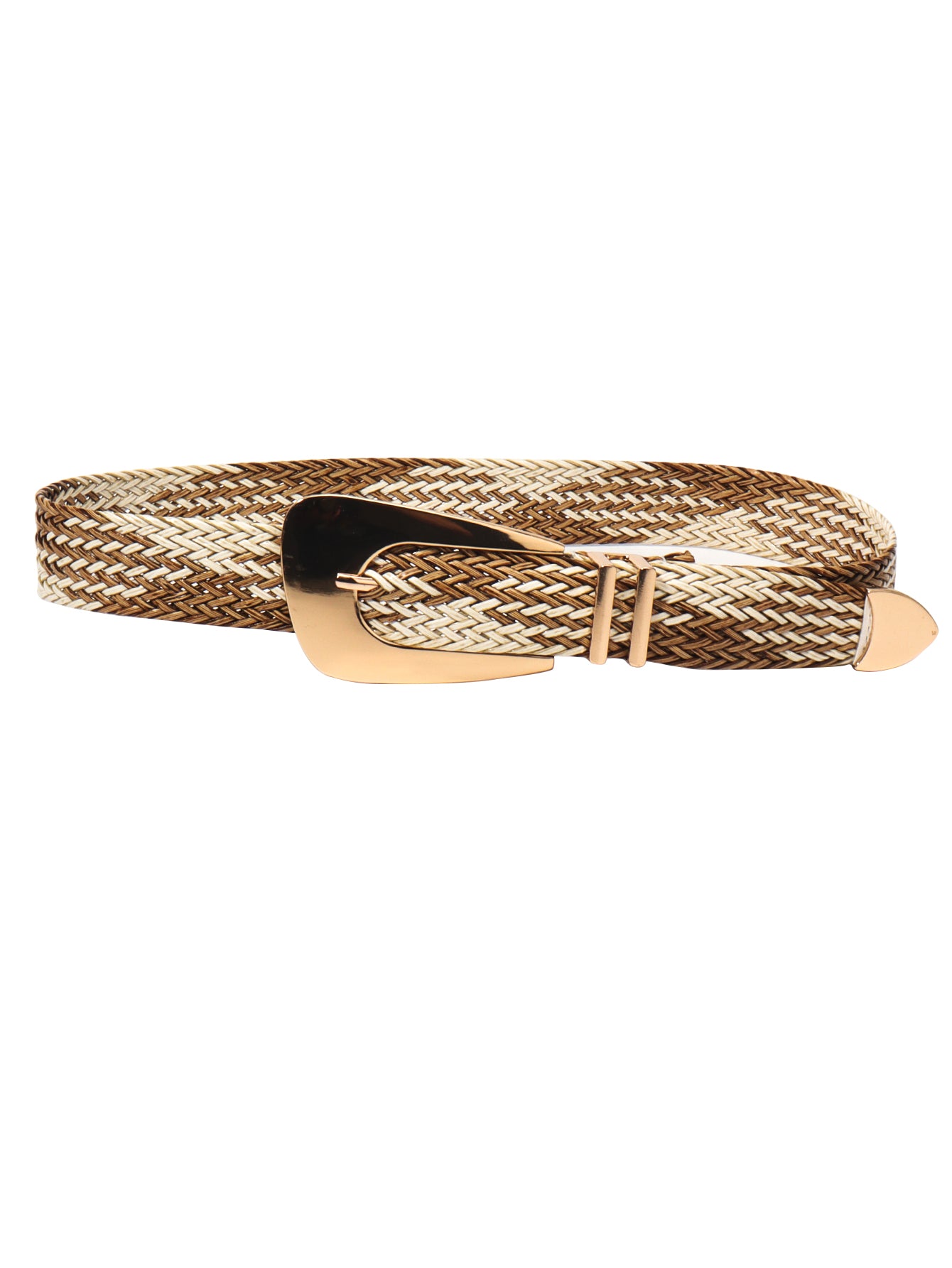 Jessica Anne Beauty Irregular Buckle Braid Belt