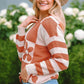 LoversLane Contrast Round Neck Long Sleeve Sweater