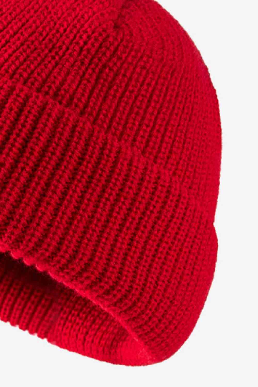 CHIC HATZ Calling For Winter Hat Rib-Knit Beanie