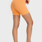 Staying Cozy Wide Waistband Biker Shorts
