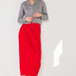Marina West Swim Pleated Midi Pencil Skirt