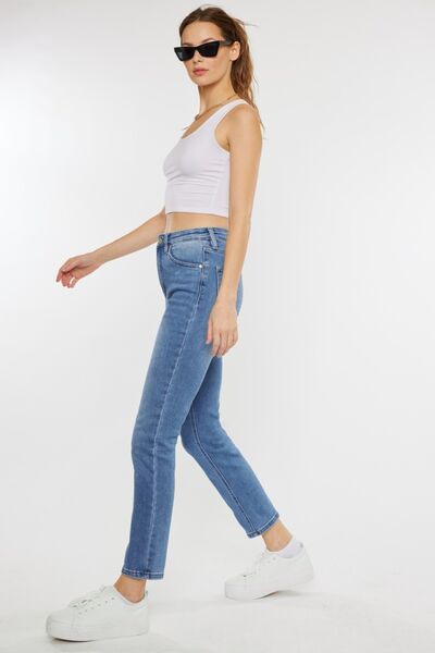 Kancan Full Size Cat's Whiskers High Waist Jeans *
