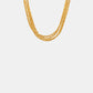 18K Gold-Plated Multi-Layer Clavicle Chain Necklace