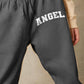 Simply Love Full Size Drawstring Angel Graphic Long Sweatpants
