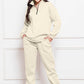 Comfy n' Cozy Half Zip Long Sleeve Sweatshirt and Pants Set