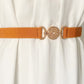 Black or Caramel One Size PU Leather Belt
