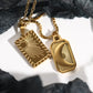 Stainless Steel 18K Gold-Plated Necklace