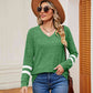 Full Size V-Neck Long Sleeve T-Shirt