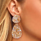 Teardrop Shape Zinc Alloy Dangle Earrings