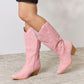 Forever Link Pink Knee High Cowboy Boots