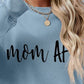 Letter Graphic Dropped Shoulder Sweatshirt