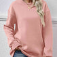 Round Neck Long Sleeve Sweatshirt