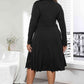 Long Sleeve Cutout Detail Dress