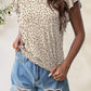 Printed Round Neck Short Sleeve T-Shirt