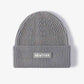 BeanieHatz NEW YORK Patch Rib-Knit Cuffed Beanie