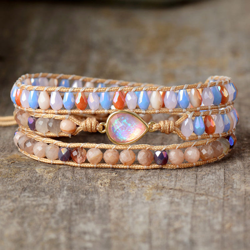 Opal Beaded Multicolored Bracelet