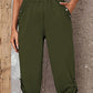 Joselyn Full Size Roll-Tab Capris Pants