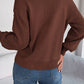 Chic Babe' Square Neck Mixed Knit Sweater 🦋