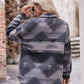 Full Size Geometric Dropped Shoulder Jacket with Pockets