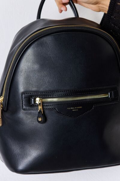 David Jones PU Leather Backpack *