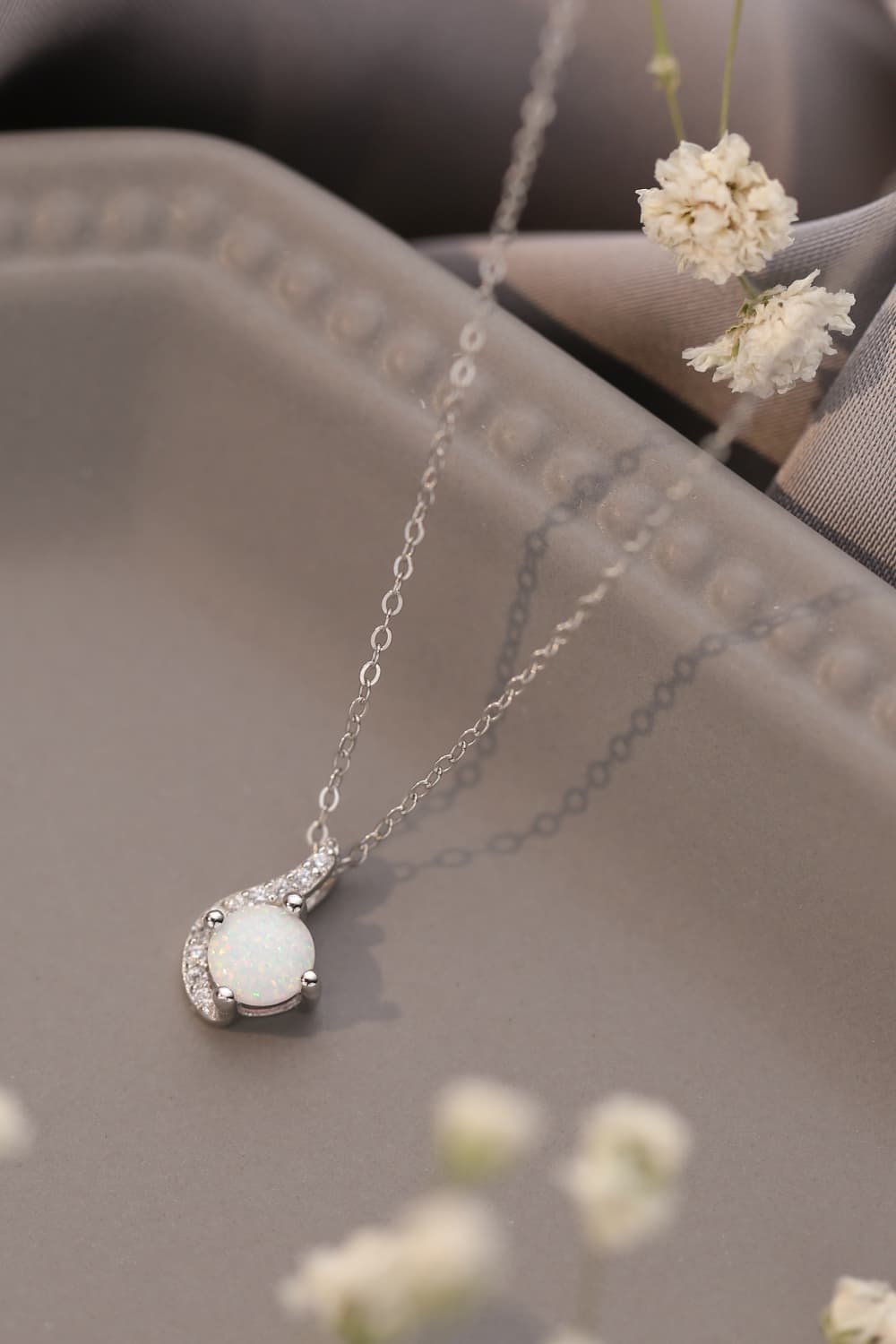 Women's Sweet Beginnings Opal Pendant Necklace