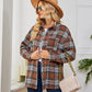 Plaid Collared Shirt Jacket