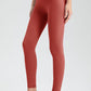 Basic Style High-Stretch Wide Waistband Sport Leggings