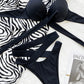 Crisscross Halter Neck Bikini Set