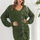 Avery Aria Contrast V-Neck Sweater Dress